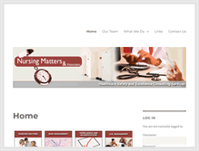 Tablet Screenshot of nursingmatters.ie